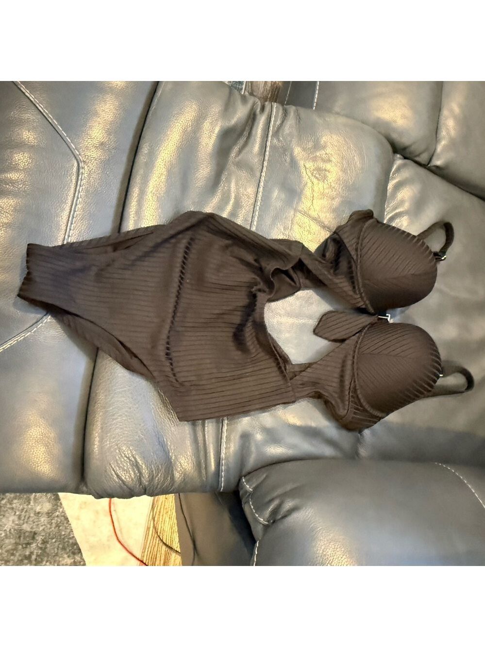Shade & Shore Black Women's Swimsuit - Picture 4 of 7